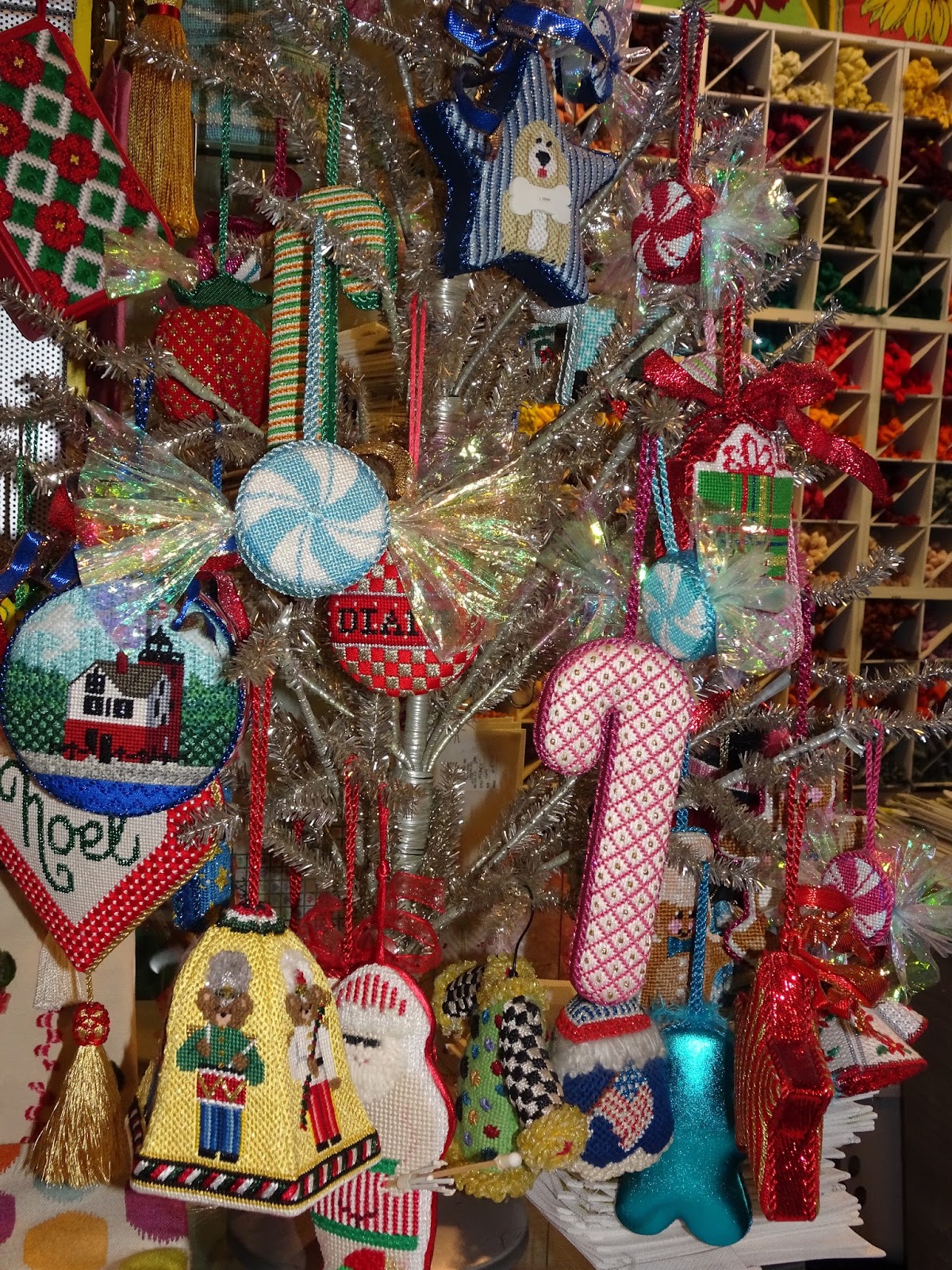 The French Tangerine needlepoint update and a san francisco shop