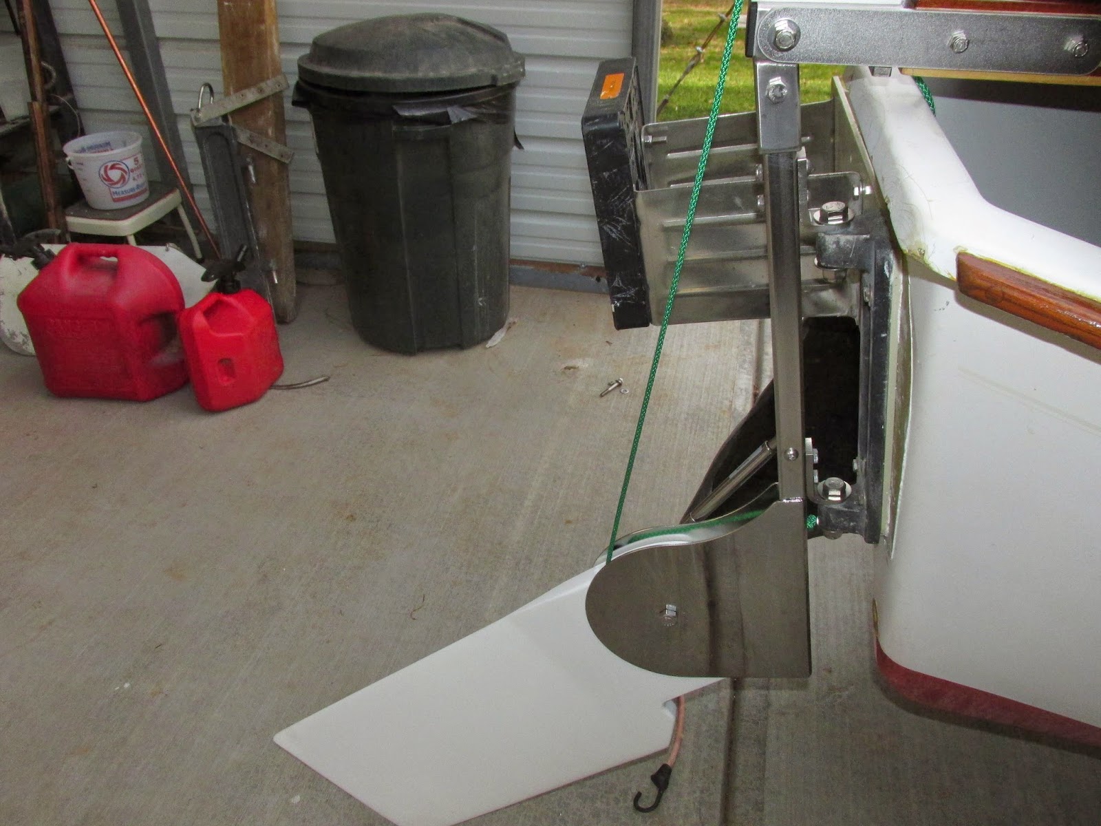 Seapearl Wanderer: A new rudder from Rudder Craft