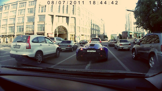 Sports cars in Moscow
