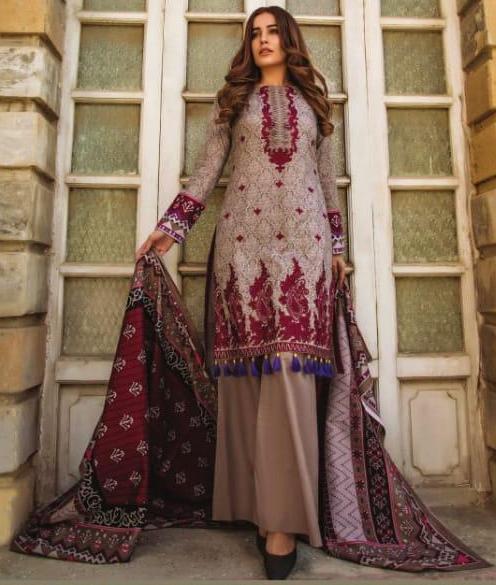 Original Pakistani Lawn Suits: Zs textile Sahil vol 3