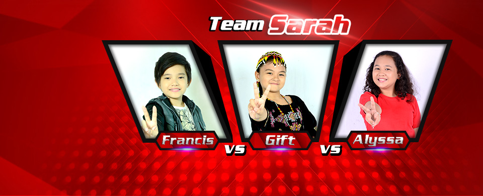 Therese vs Gift vs Francis sing "Pyramid" The Voice Kids