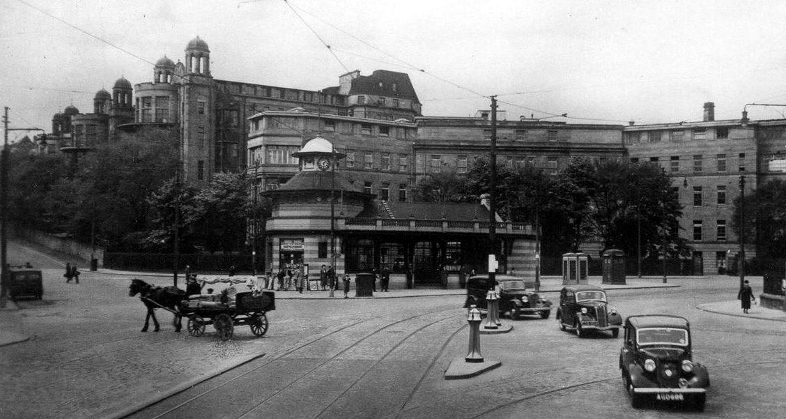 Tour Scotland Old Photograph Victoria Infirmary Hospital Glasgow Scotland