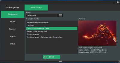 Install Mods With Dota 2 Mod Organizer Dota 2 Mods