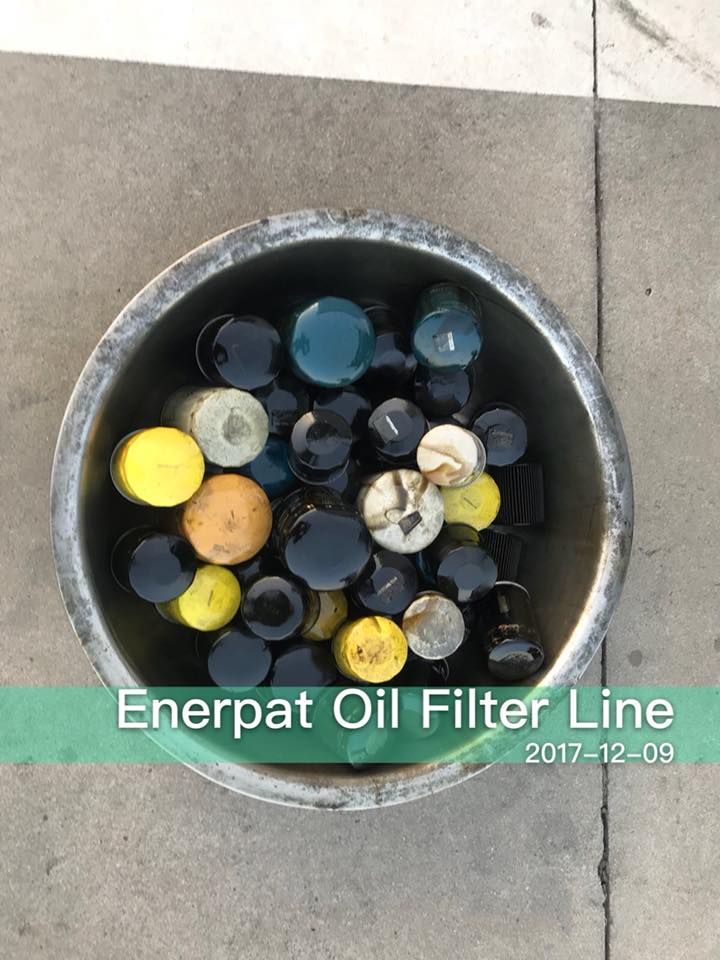 how to recycle oil filters