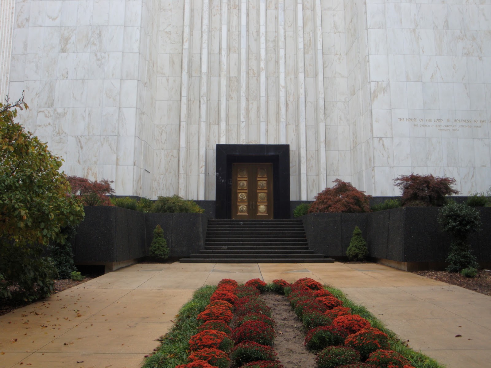 The Trumpet Stone The Washington D.C. Temple Doors