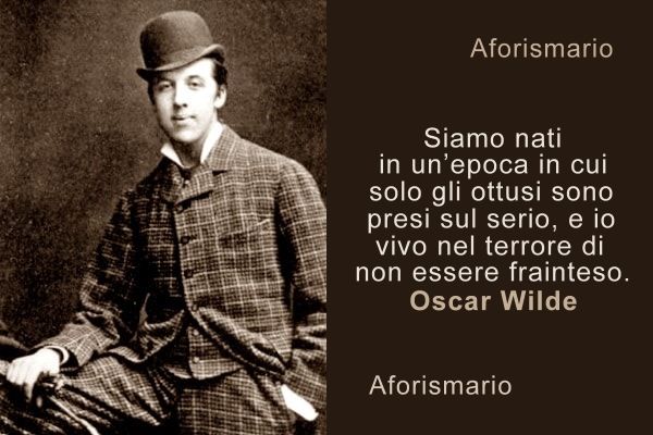 Aforismario Aforismi Frasi E Citazioni Di Oscar Wilde
