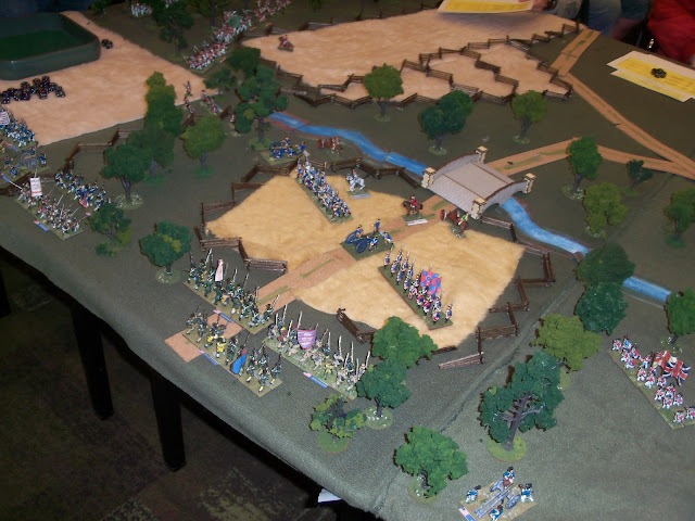 Bemis Heights AWI Black Powder game at Little Wars