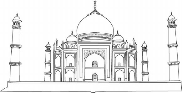Berikut Gambar Hitam Putih Sketsa Mewarnai Masjid Terbaru Cari Karikatur