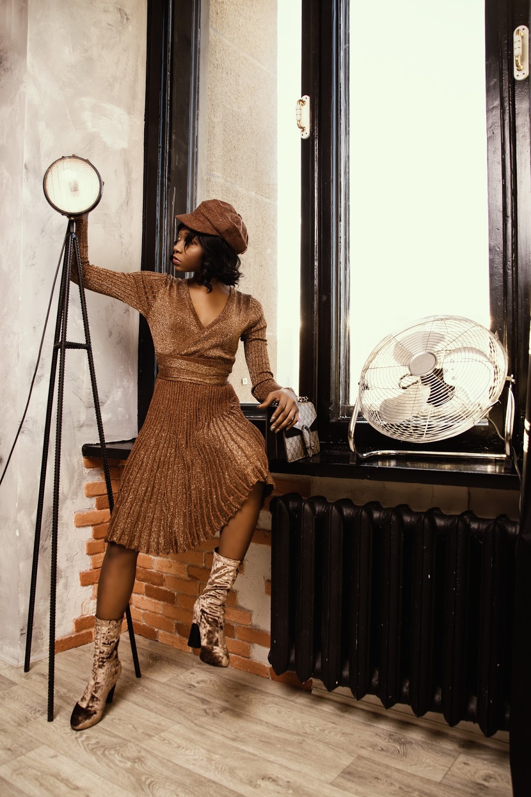 Would you wear an all brown outfit? Dress by Metisu | Melody Jacob