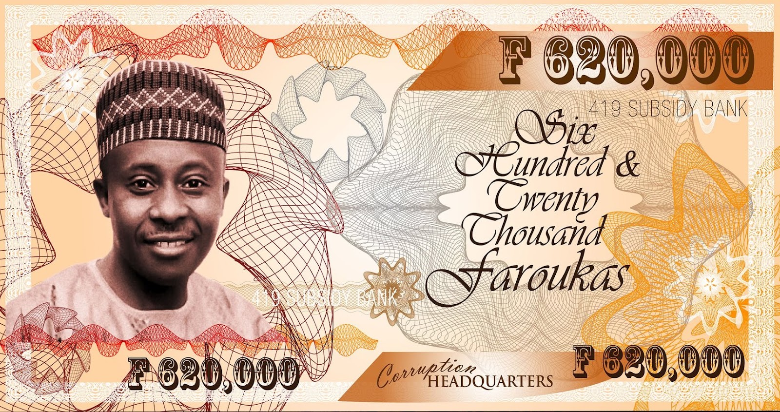 New currency. Nigeria's currency Note.