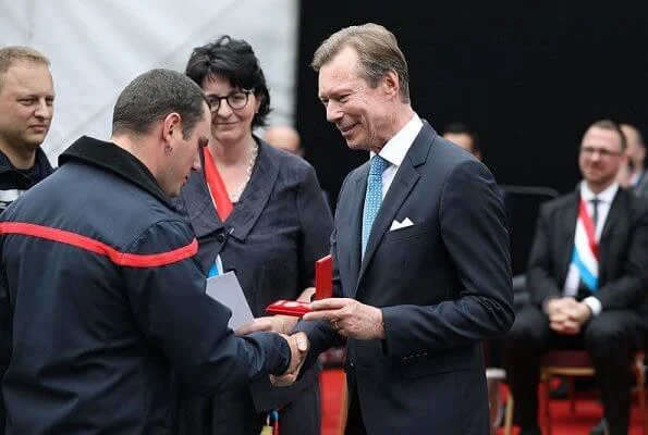 Grand Duke Henri and Grand Duchess Maria Teresa visited Bourscheid in connection with celebrations of National Day 2019