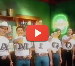 Propaganda da Cerveja Bavaria com os Amigos. Campanha de 1997. "Hoje é Sexta-Feira".