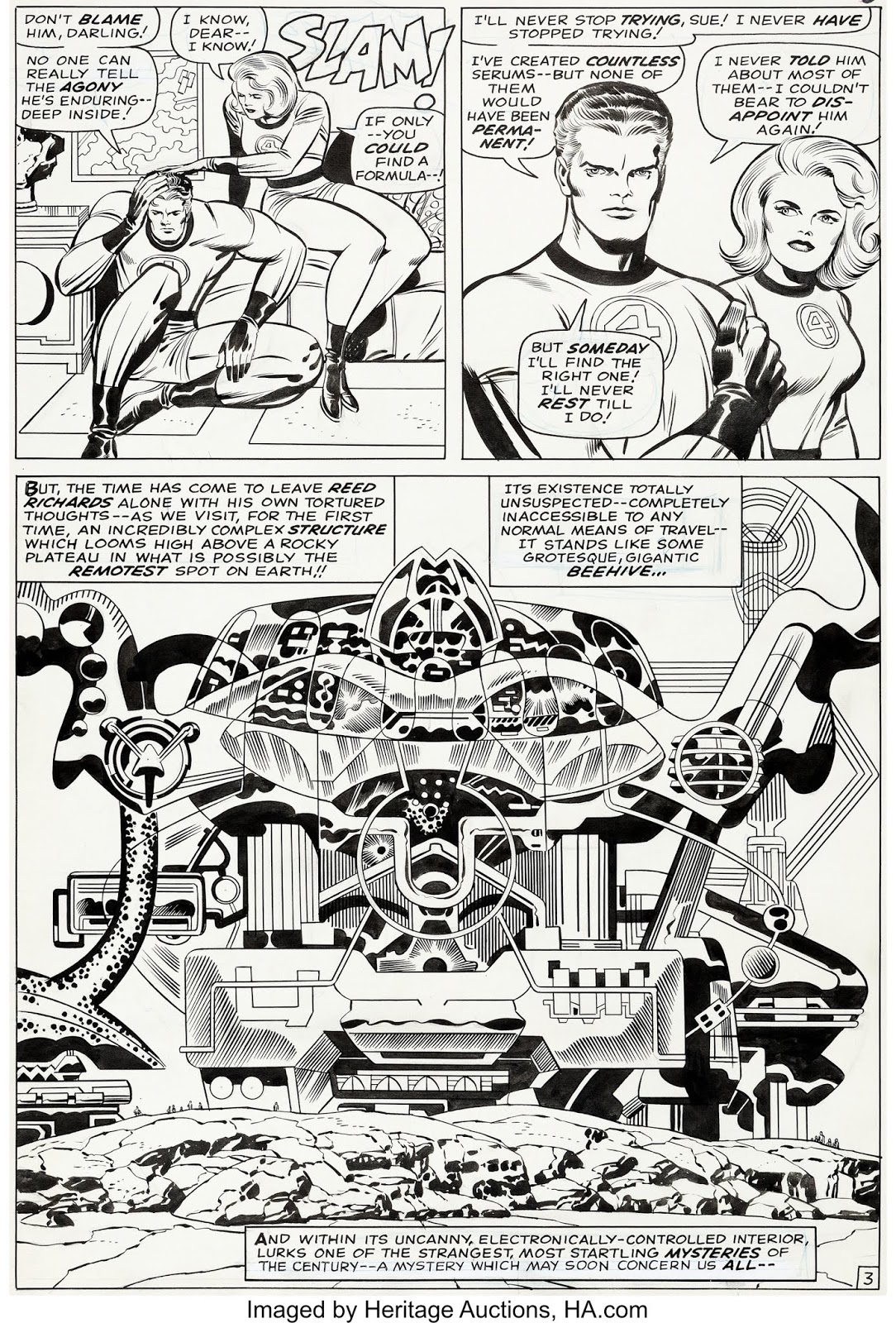 Pop Culture Safari! Comic Art Original Jack Kirby page from