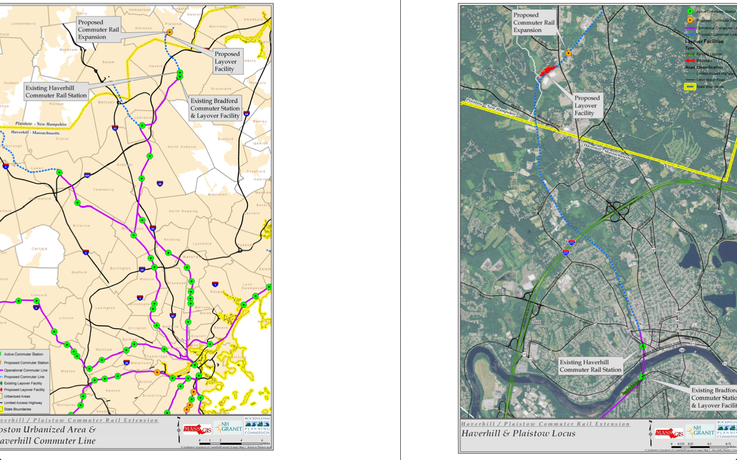 Boston to a T Commuter Rail to New Hampshire