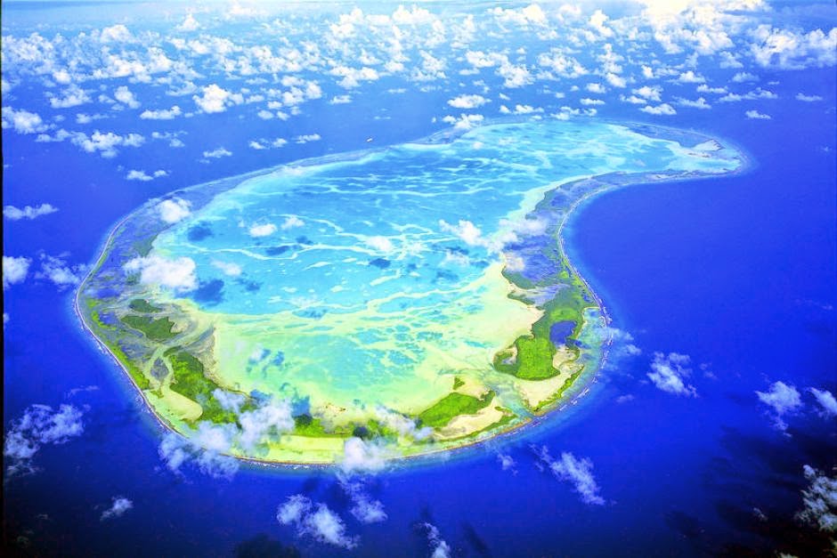 An island from the Kiribati Region