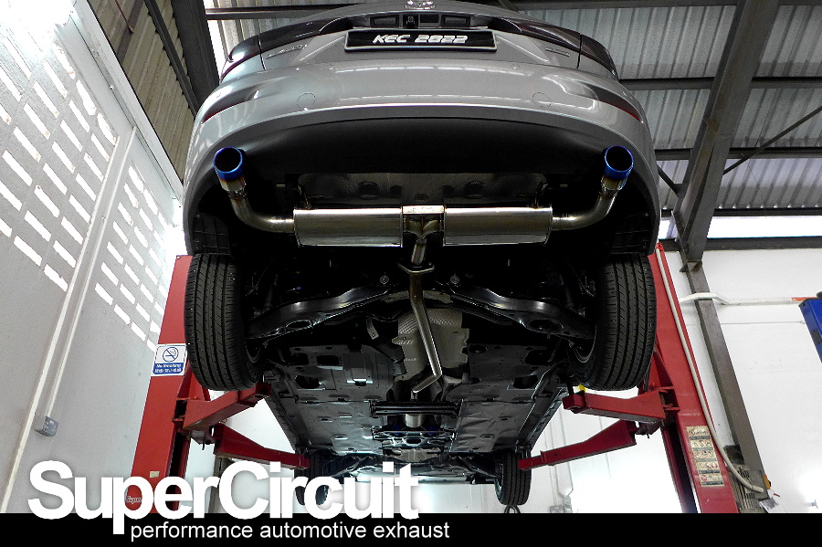 SUPERCIRCUIT Exhaust Pro Shop: MAZDA 3 Axle-back Exhaust 'STREET' Setup