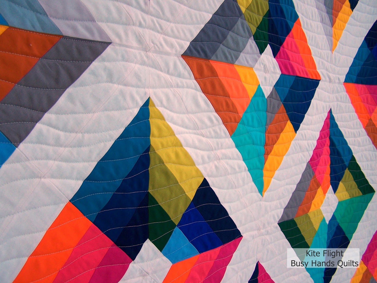 Busy Hands Quilts Kite Flight Lap Quilt {a Finish!}