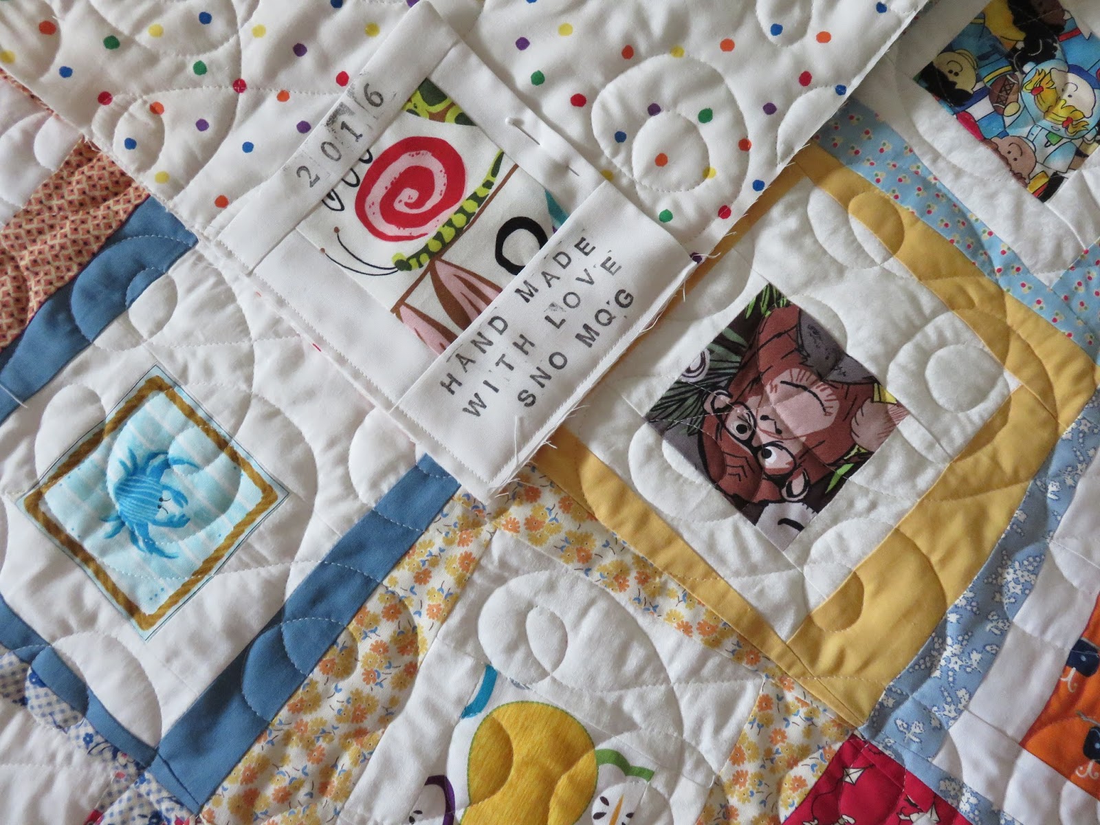 Quilting Square One snohomish modern quilt guild quilting mayhem first giving quilt