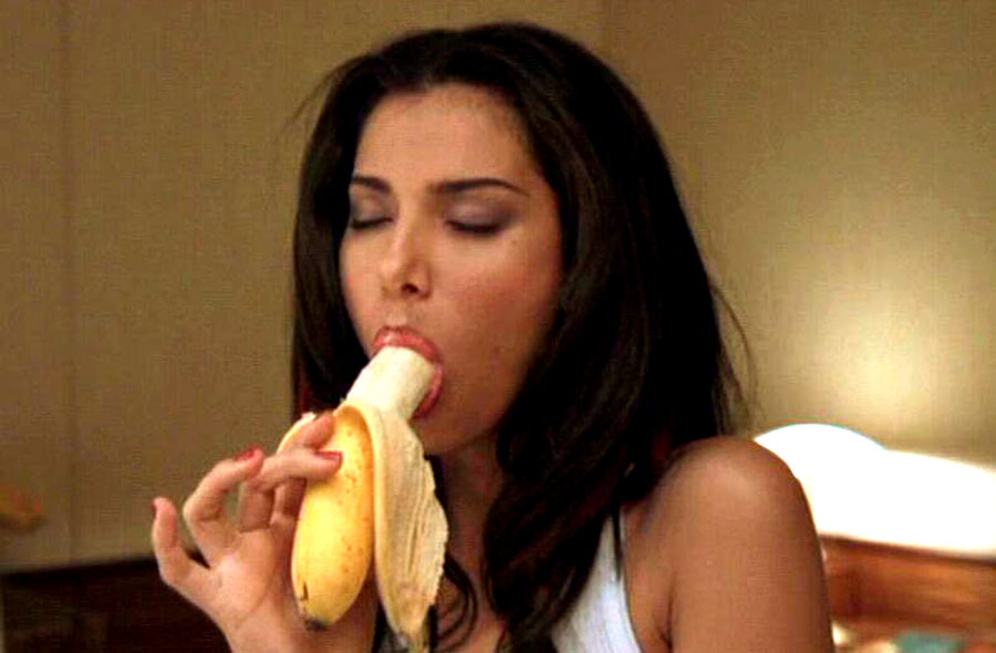 One does not simply ignore a girl eating Banana. 