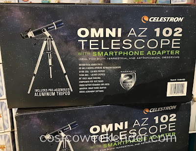Costco 1349499 - Celestron Omni AZ 102 Telescope: great for any aspiring astronomer looking at the stars