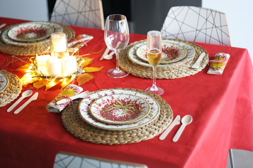 Mesa navideña de cartón con Elegance Party - Decorar en familia13