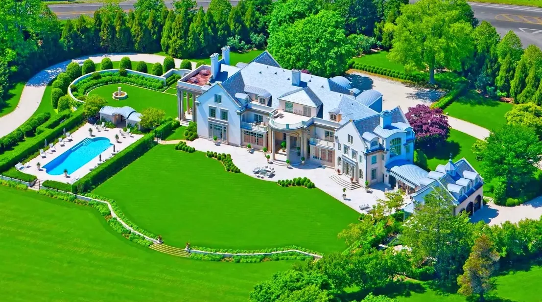 Tour Villa Maria Hamptons Luxury Mega Mansion vs. 17 Interior Design Photos