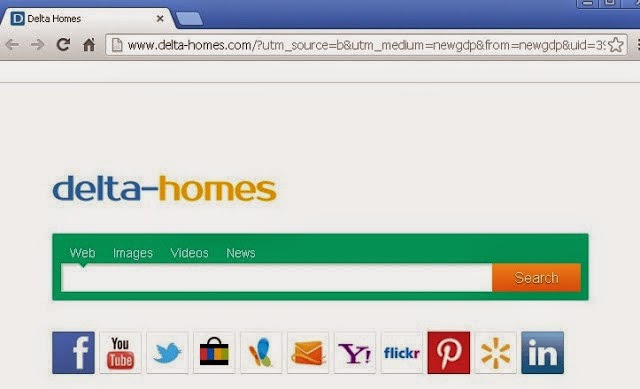 Come rimuovere Delta Homes da Chrome Firefox e Internet Explorer