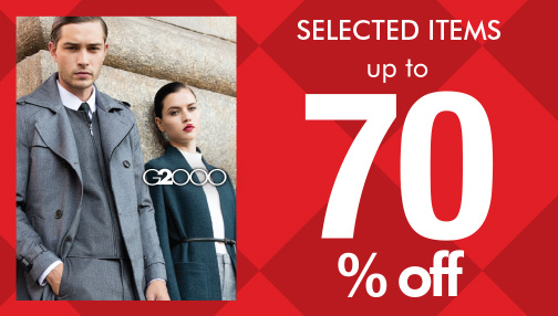 G2000 Malaysia Year End Sale 70% Off from RM29 @ Selected Stores Until ...