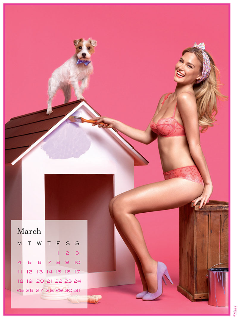 2013 Passionata Lingerie Calendar march