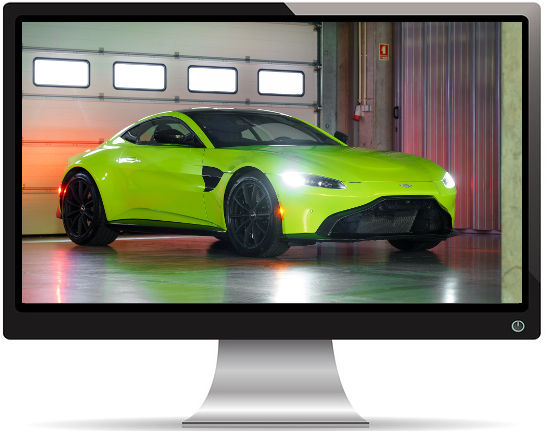 2019 Aston Martin Vantage Lime Essence Green - Fond d'Écran en Ultra HD 4k