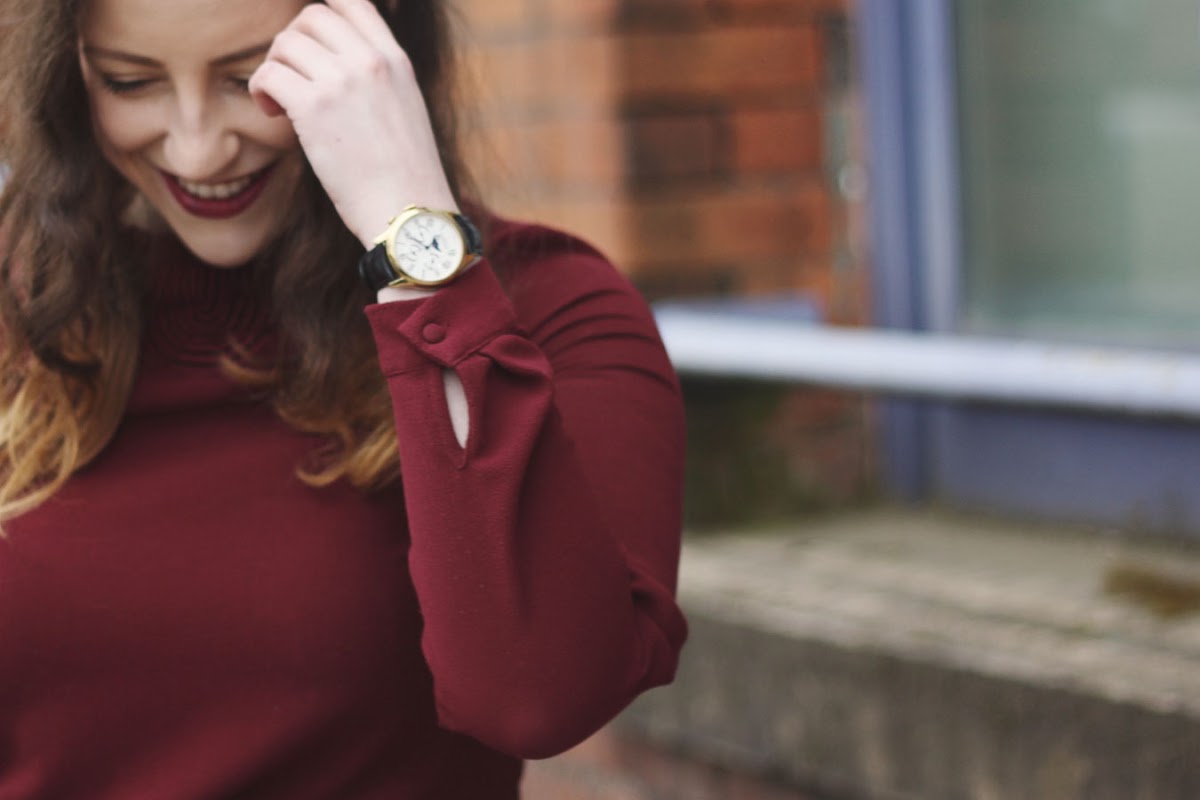 Warehouse burgundy blouse | www.itscohen.co.uk