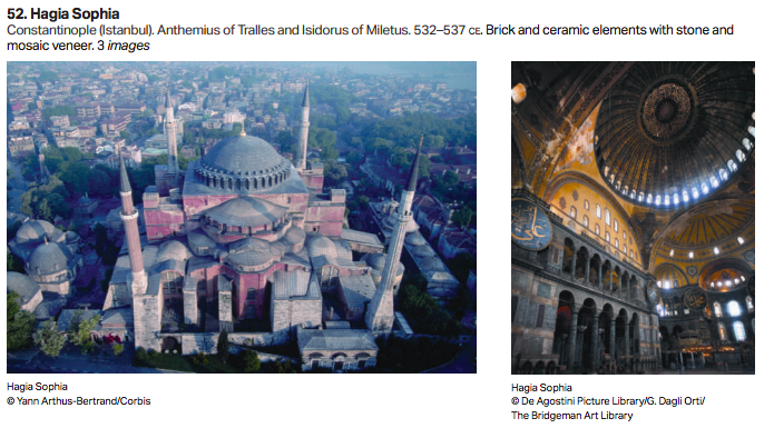 AP Art History 250: 52. Hagia Sophia