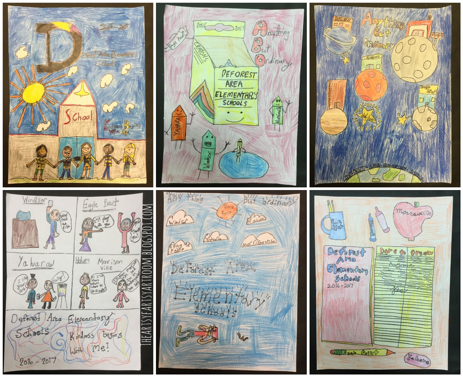 the artsy fartsy art room 2016 yearbook covers