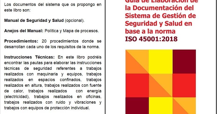 Nuevo libro: Guía de Elaboración del SGSST según la norma ISO 45001: