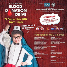 Nationwide Blood Donation Drive, MBO Cinemas, St Johns Ambulance Malaysia, Largest Nationwide Blood Donation Campaign, Malaysia Book of Records, Donate Blood, Misconception of Blood Donation, Facts on Donating Blood, MBO Citta Mall