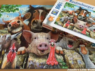 Farmyard Selfies jigsaw puzzle from Ravensburger
