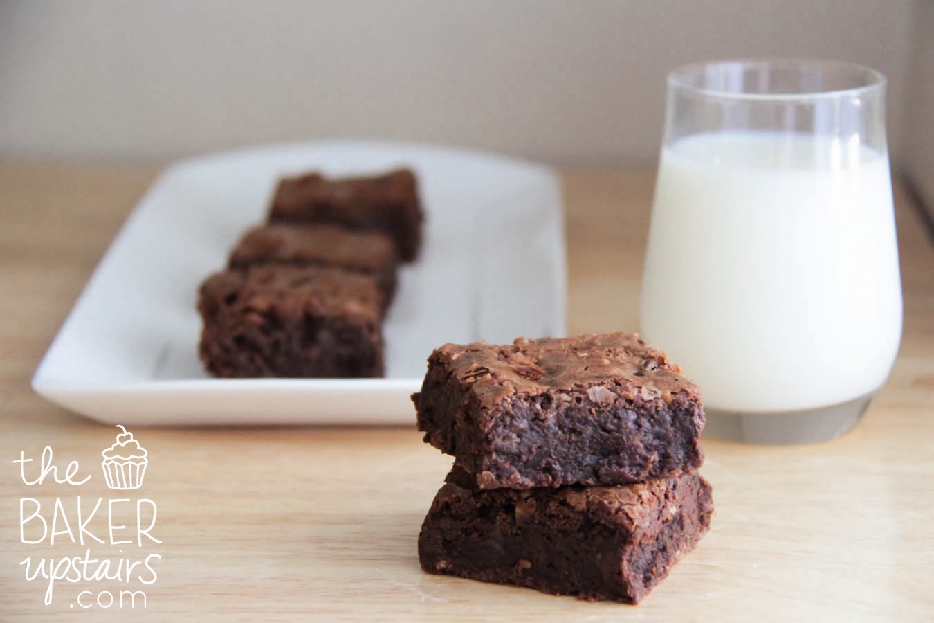 The Baker Upstairs toffee chocolate chip brownies