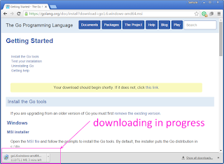 Go install golang on windows 7 tutorial screenshot 2