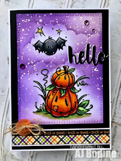 #rutabagapiedesigns, #bugaboostamps, #halloween, #cardmaking, #fall, #cards