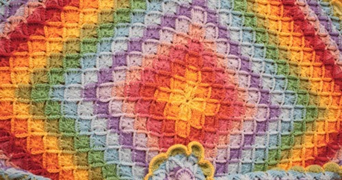 Catherine Wheel Crochet Blanket