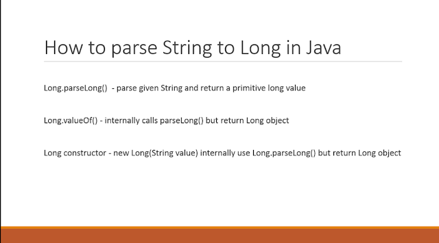 How to convert Long to String in Java with example