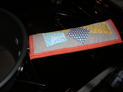 Quilted pan handle