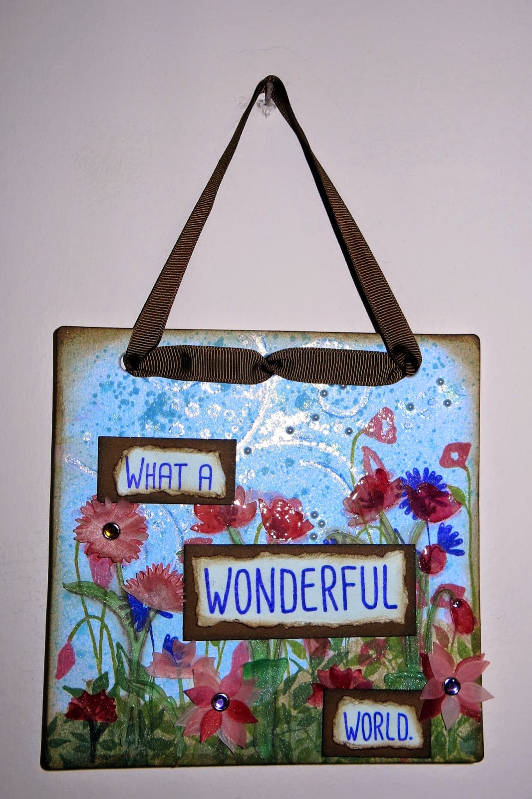 Masculine Inspirations in Paper & Crafts Botanicals Mixed Media Panel