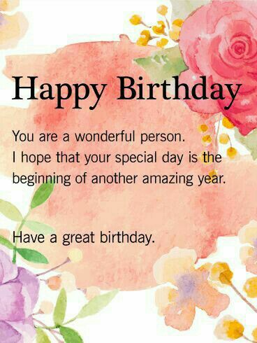 birthday greetings