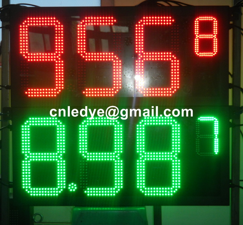 PetroLed China Wholesale led gas price display with CE,FCC certificate