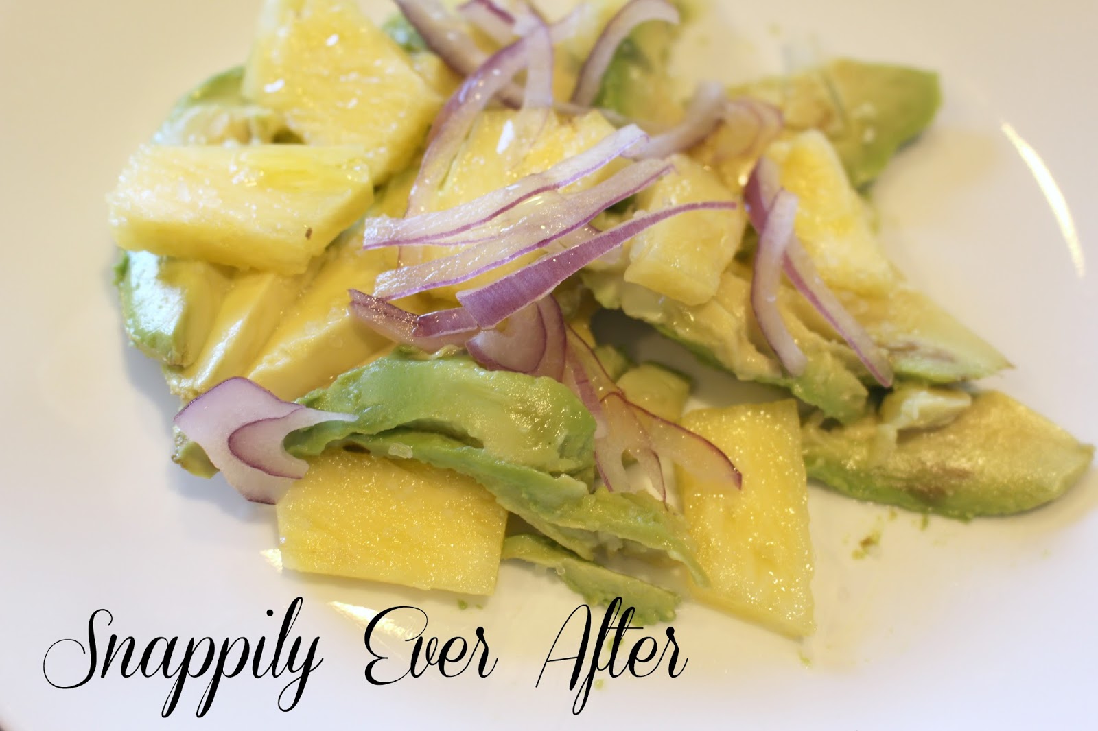 Snappily Ever After Pineapple Avocado Salad