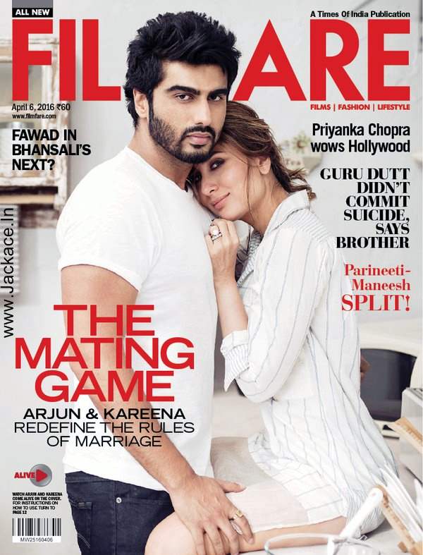 Hotness Overloaded: Arjun Kapoor And Kareena Kapoor On The Cover Page Of Filmfare