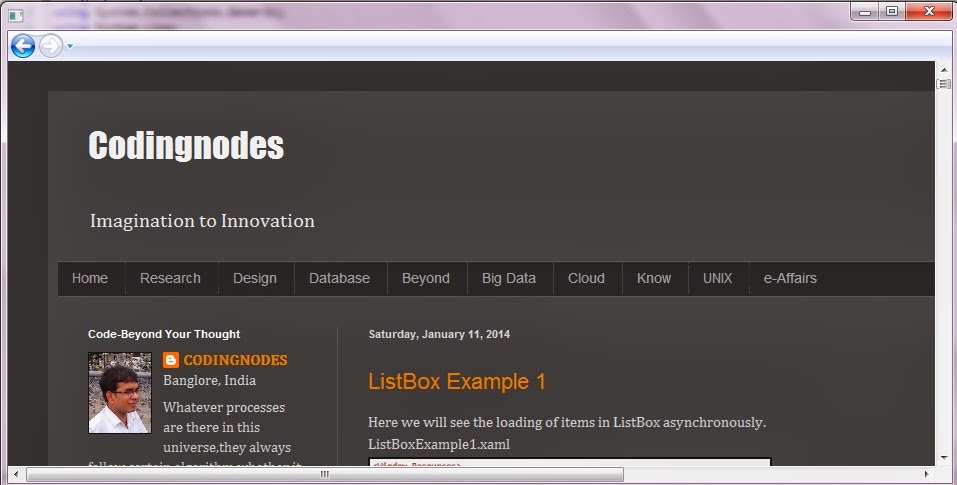 Codingnode: Navigation in WPF