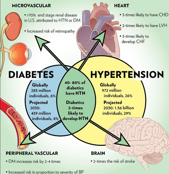 diabetes and hypertension
