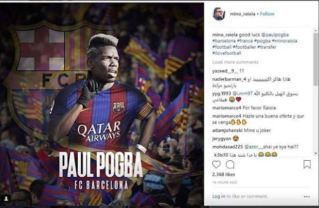 “Bom tấn” Pogba - Barca: Mourinho thêm dầu vào lửa, siêu cò chốt xong? 2 “Bom tấn” Pogba - Barca: Mourinho thêm dầu vào lửa, siêu cò chốt xong? 2